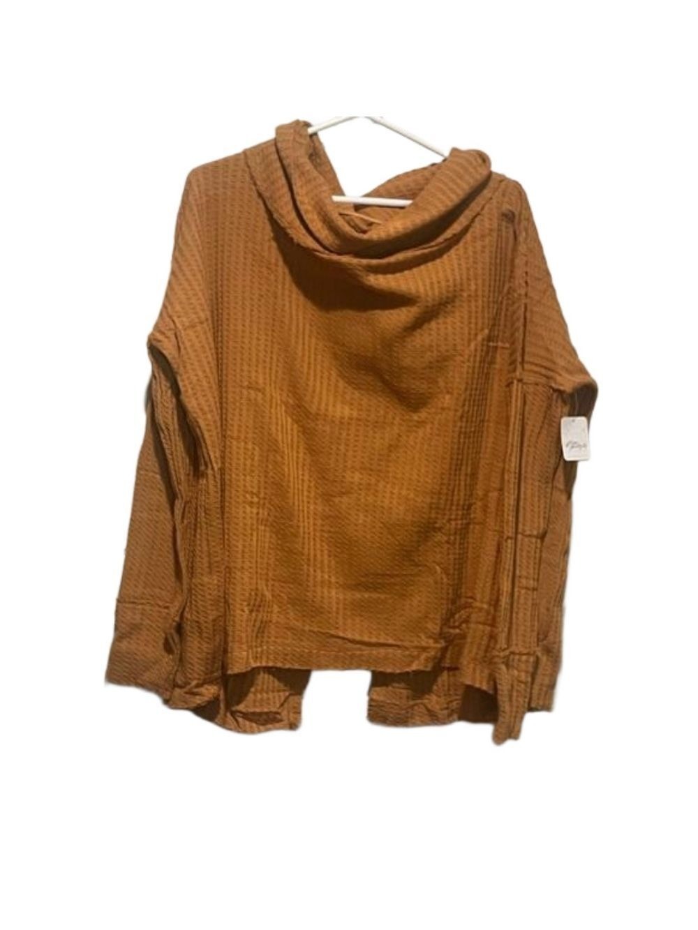 FREE PEOPLE JUICY LONG SLEEVE TOP Size-S & M. Waffle knit material - Picture 2 of 6
